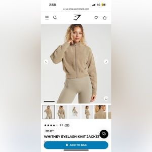 Gymshark Whitney jacket